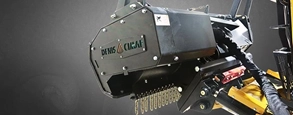 New Mulching Attachment,Up close of Mulching Attachment,New Mulching Attachment ready to go